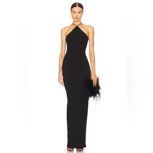 Nookie Black Strapless Gown